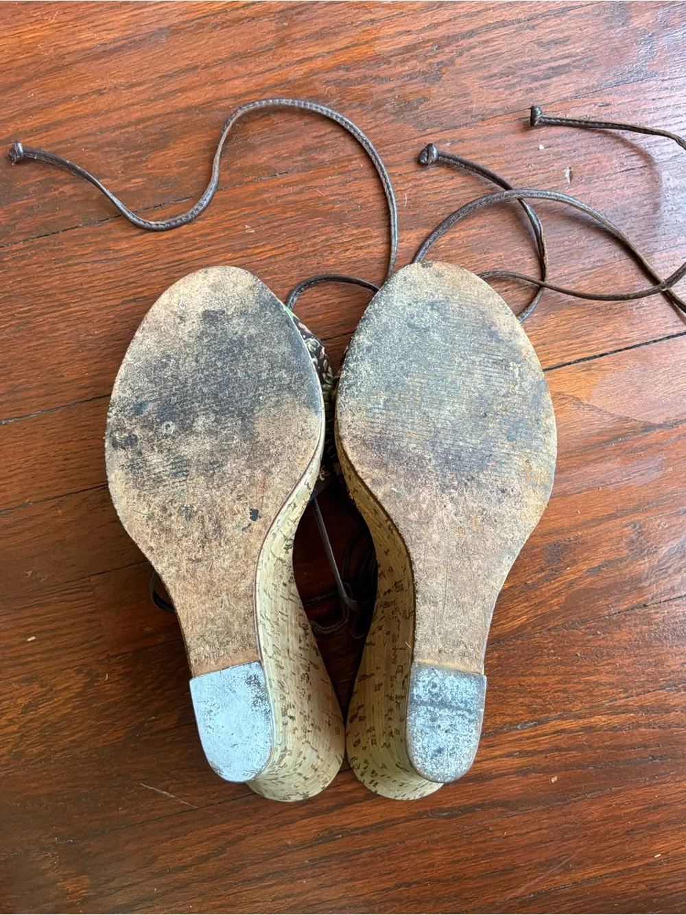 BANANA REPUBLIC Peep Toe Espadrille Wedges